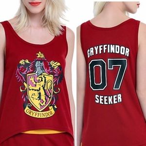 Harry Potter Gryffindor Seeker Jersey Tank Size S